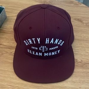 Maroon troll clothing hat
